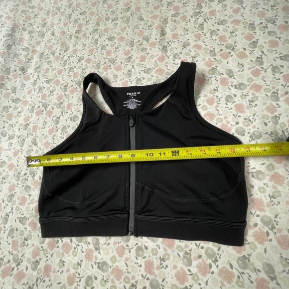 Torrid Active Zip-Up Sports Bra Size 0 / Large / 12 - Picture 11 of 14